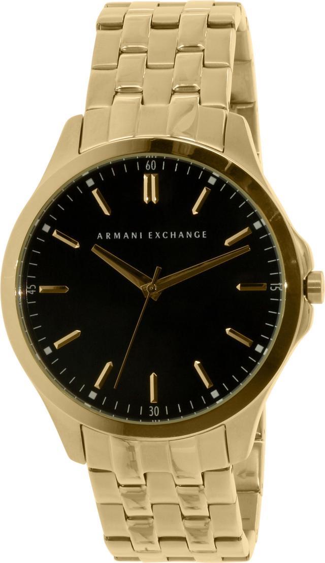 Armani Exchange Men\'s Smart AX2145 Stainless-Steel Quartz Watch Gold