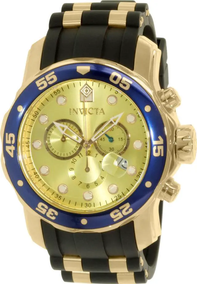 Alt view image 2 of 19 - Invicta  Pro Diver 17881  Stainless Steel, Polyurethane Chronograph  Watch