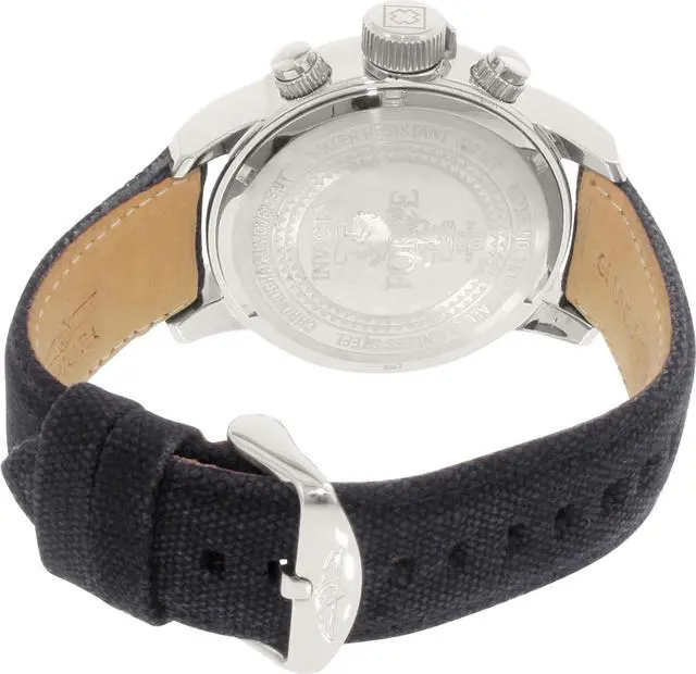 Alt view image 4 of 15 - Invicta 1512 Men's Black 1/10 Second Lefty Chronograph