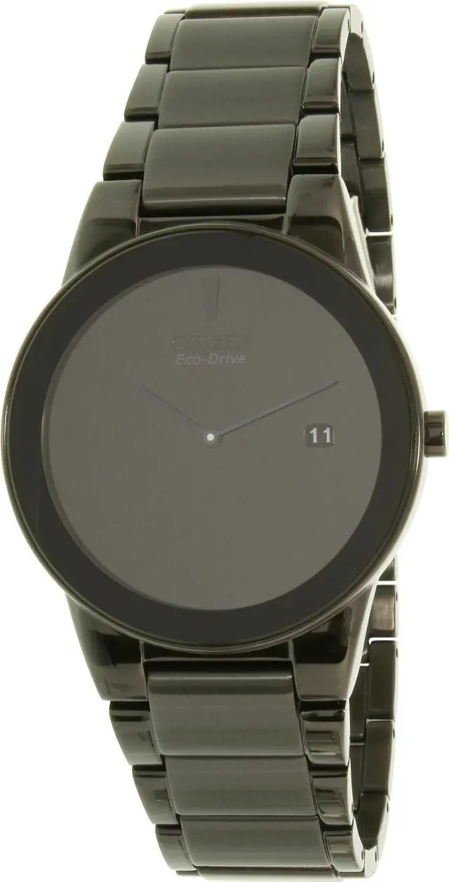 Alt view image 7 of 20 - Citizen Eco-Drive Mens Axiom Series Black ION PVD Stainless Watch AU1065-58E