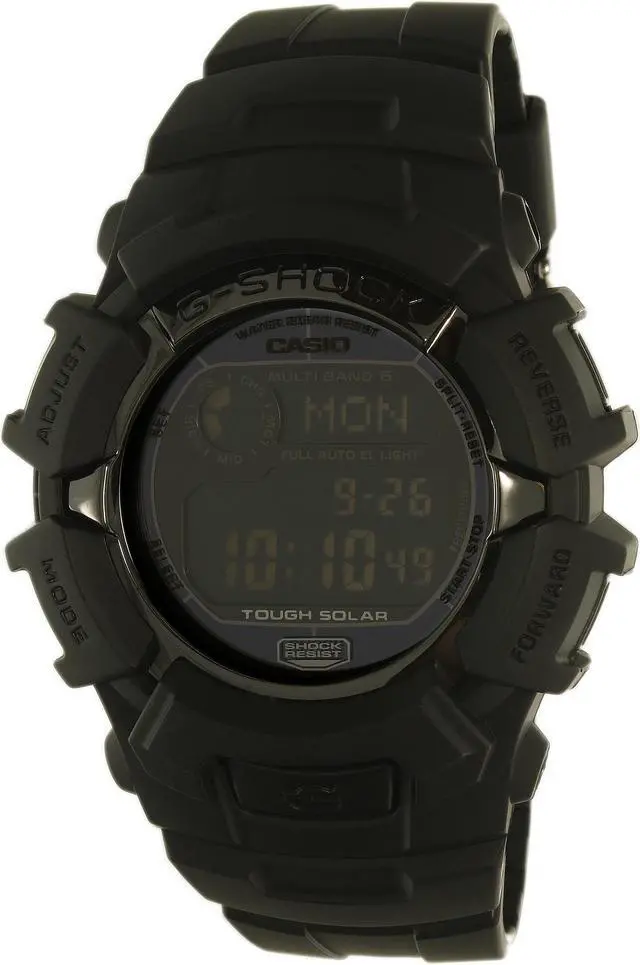 Alt view image 4 of 13 - Casio G-Shock Blackout Solar Atomic Watch GW2310FB-1