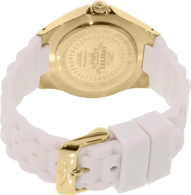 Alt view image 8 of 17 - Invicta 18796 Women's Chronograph White Polyurethane Flame Fusion Watch