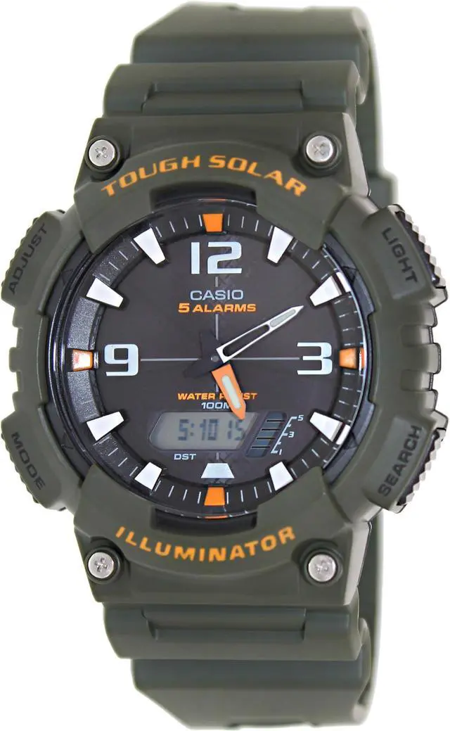 Alt view image 7 of 20 - CASIO AQS810W-3AV Ana Digi Solar Watch