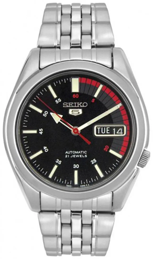 Alt view image 3 of 11 - Seiko	5 Black Watch SNK375J1