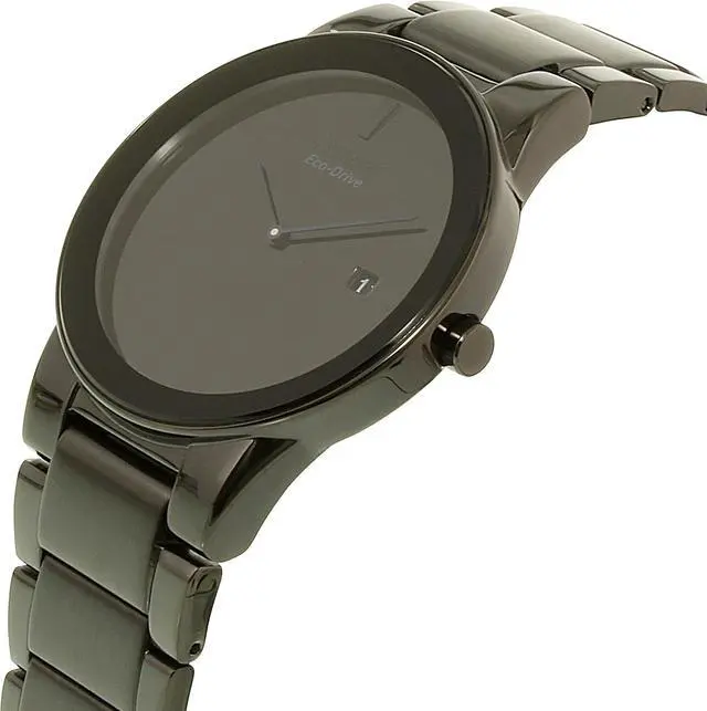 Alt view image 12 of 20 - Citizen Eco-Drive Mens Axiom Series Black ION PVD Stainless Watch AU1065-58E
