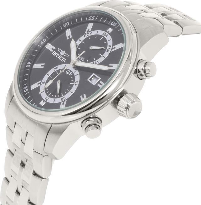 Alt view image 9 of 13 - Invicta  Specialty 0250  Stainless Steel Chronograph  Watch