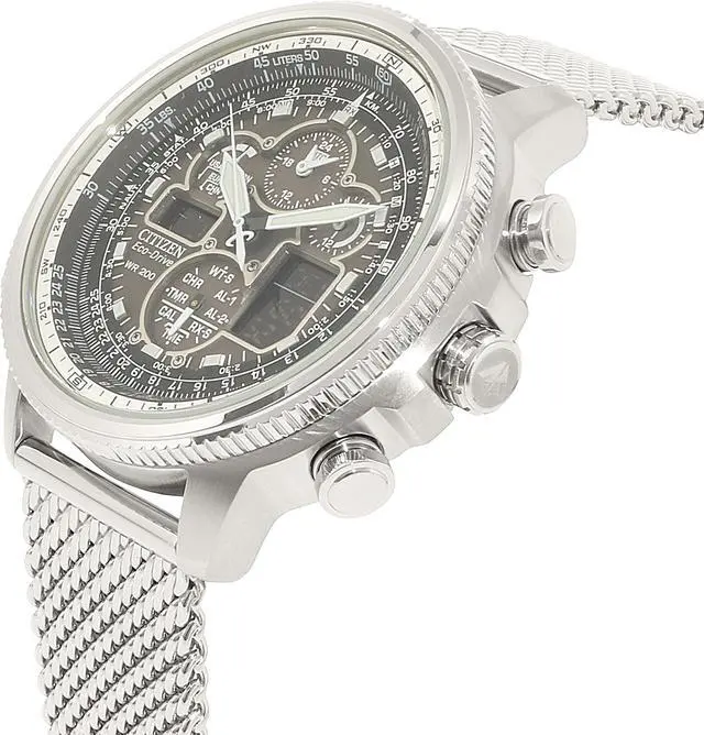 Alt view image 19 of 20 - Citizen Eco-Drive Navihawk A-T Mens Digital Chrono Watch JY8030-83E
