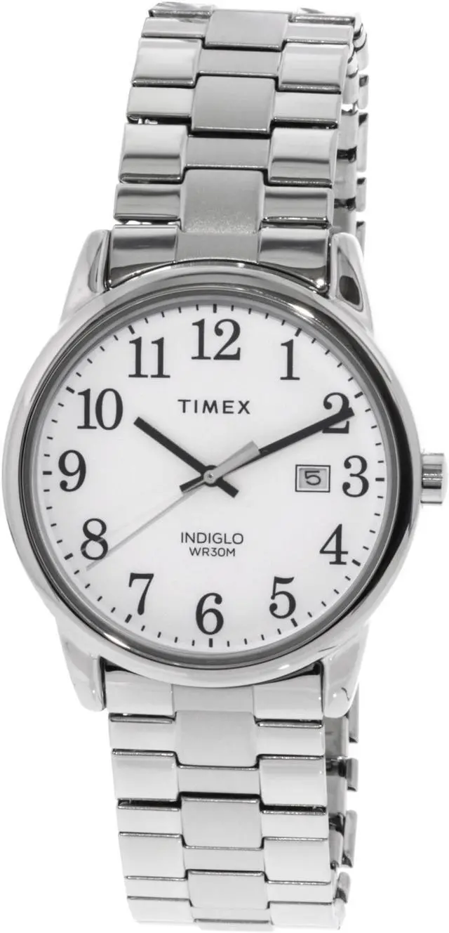 Main image of Timex Men's Easy Reader TW2R58400 Silver Stainless-Steel Analog Quartz Dress Watch