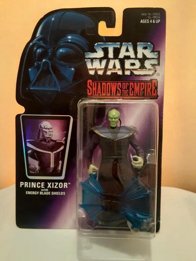 Main image of Star Wars Shadows of the Empire Prince Xizor with Energy Blades Shield Action Figure