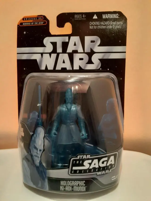 Main image of Star Wars The Saga Collection Holographic Ki-Adi-Mundi Action Figure