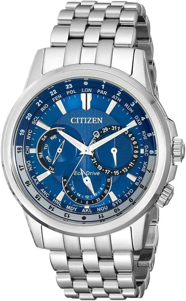 Alt view image 6 of 13 - Men's Citizen Eco-Drive Calendrier Multi-Funtion Watch BU2021-51L