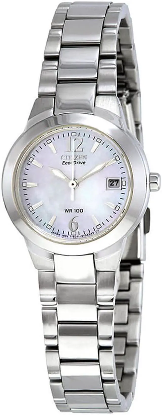 Alt view image 5 of 8 - Citizen Eco-Drive Silhouette Ladies Stainless Steel Watch EW1670-59D