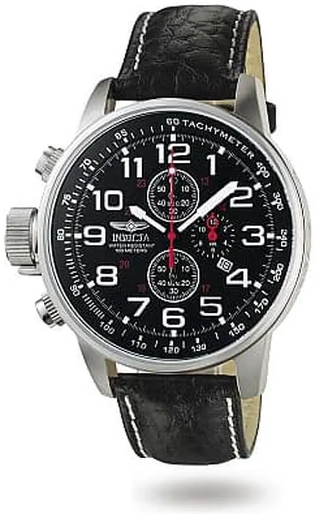Alt view image 4 of 19 - Invicta  I-Force 2770  Leather Chronograph  Watch