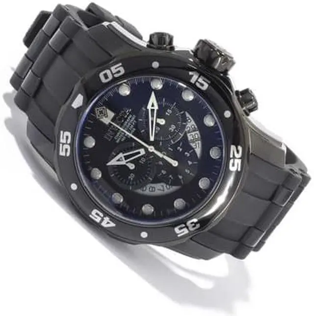 Alt view image 4 of 15 - Invicta Men's Pro Diver 6986  Stainless Steel, Silicone Chronograph  Watch