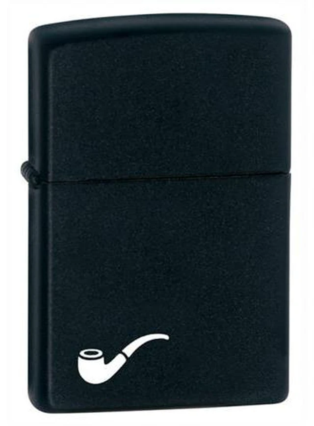 Main image of Zippo 218PL Windproof Pipe Lighter Lighter in Black Matte