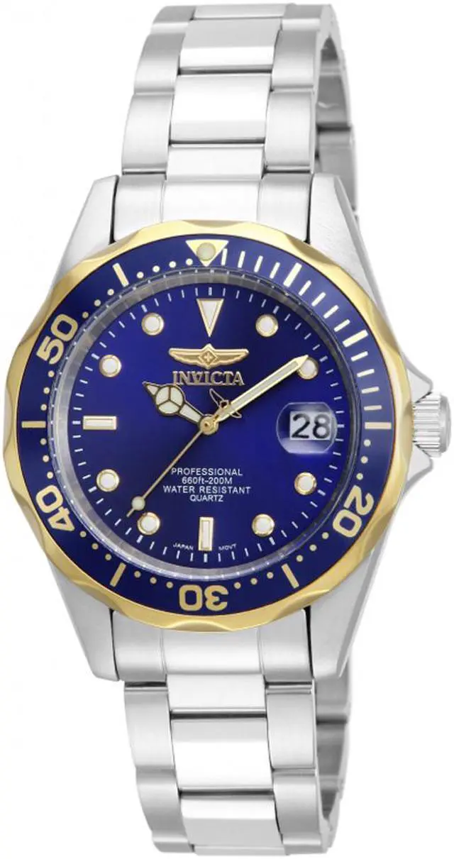 Main image of Invicta Men's Pro Diver Blue Dial Stainless Steel