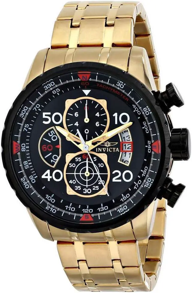 Alt view image 2 of 15 - Invicta  Aviator 17206  Stainless Steel Chronograph  Watch