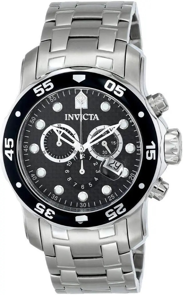 Alt view image 4 of 17 - Invicta  Pro Diver 17082  Stainless Steel Chronograph  Watch
