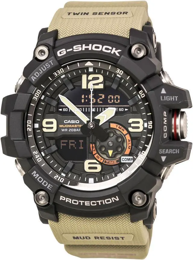 Alt view image 7 of 20 - Casio G-Shock Mudmaster Compass Watch GG1000-1A5