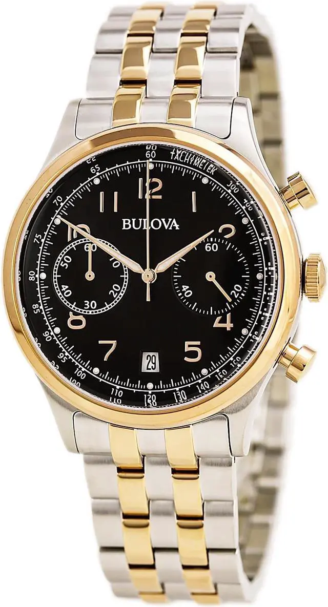 Alt view image 10 of 15 - citizen 98B248 Mens Silver & Rose Gold Finish Chronograph Watch