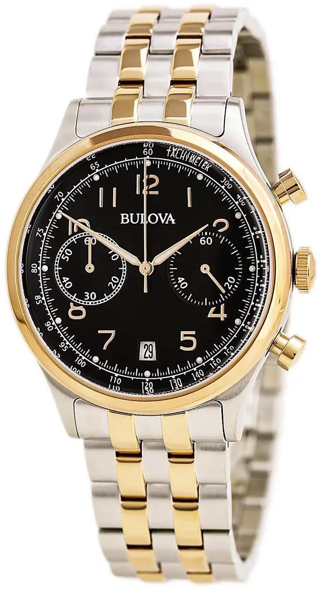 Alt view image 11 of 15 - citizen 98B248 Mens Silver & Rose Gold Finish Chronograph Watch