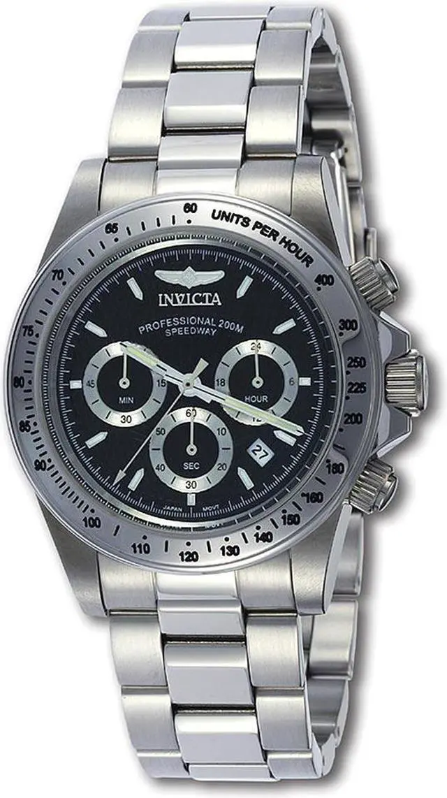 Alt view image 8 of 8 - Invicta Men's 9223 Speedway Quartz Chronograph Black Dial Watch