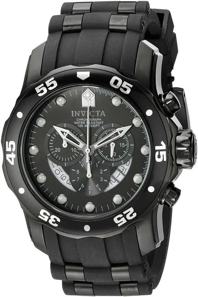 Alt view image 12 of 15 - Invicta Men's Pro Diver 6986  Stainless Steel, Silicone Chronograph  Watch