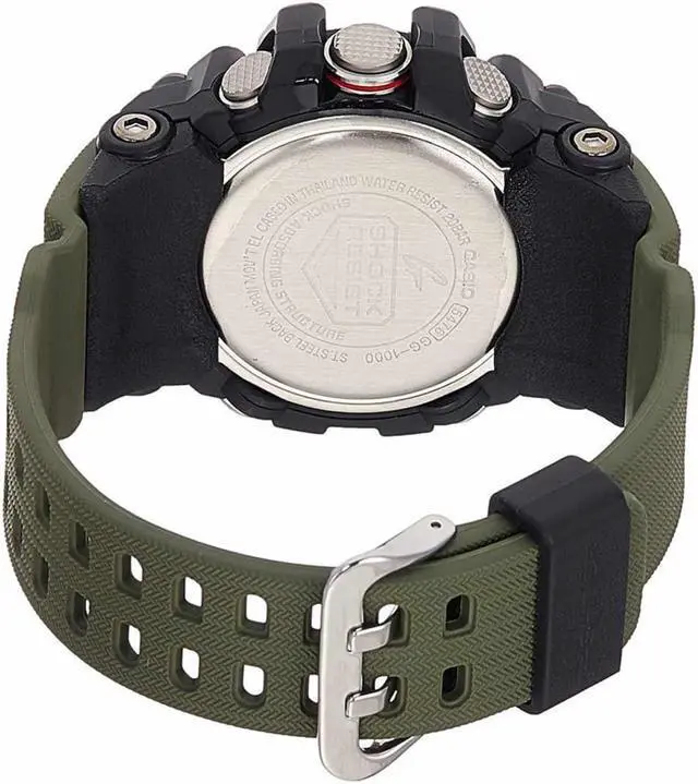 Alt view image 5 of 12 - Casio GG10001A3 Mens Green G-Shock Mudmaster Watch