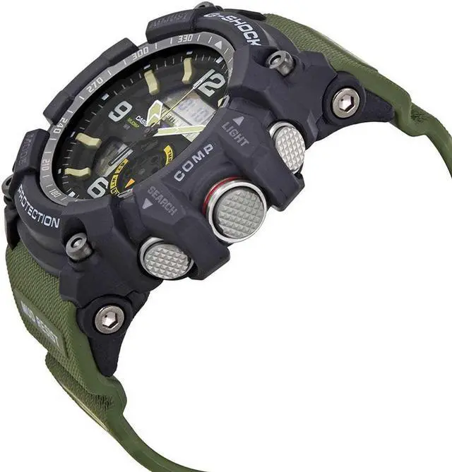 Alt view image 6 of 12 - Casio GG10001A3 Mens Green G-Shock Mudmaster Watch