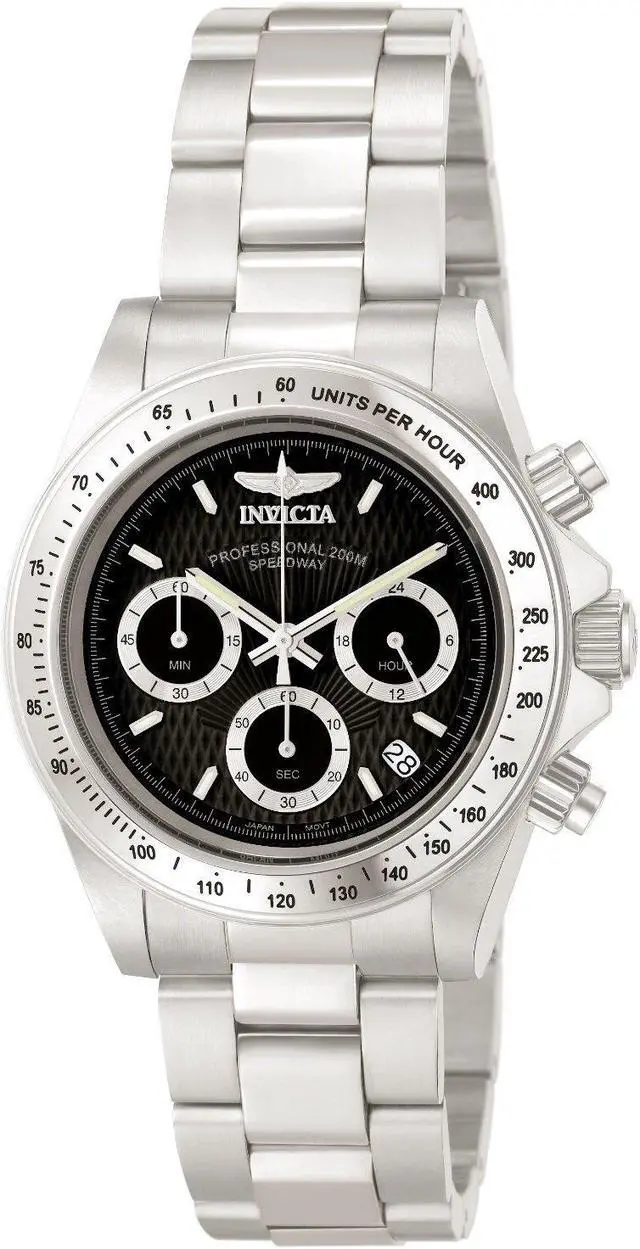 Alt view image 5 of 8 - Invicta Men's 9223 Speedway Quartz Chronograph Black Dial Watch