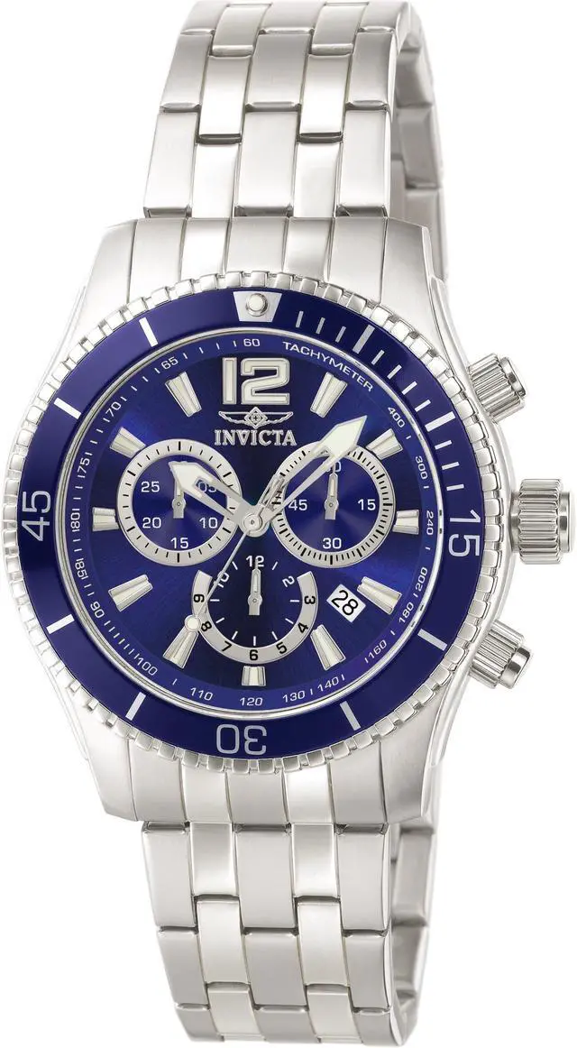 Alt view image 12 of 15 - Invicta  Specialty 0620  Stainless Steel Chronograph  Watch