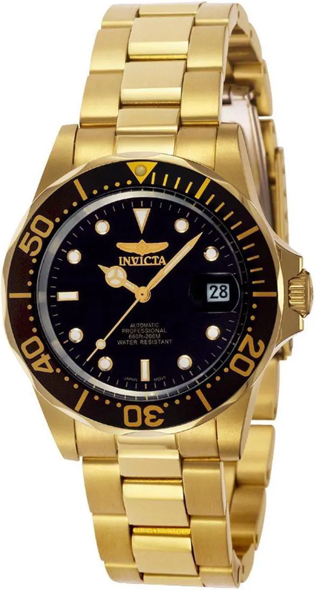 Alt view image 3 of 8 - Invicta Pro Diver Automatic Black Dial 8927 Men's Watch