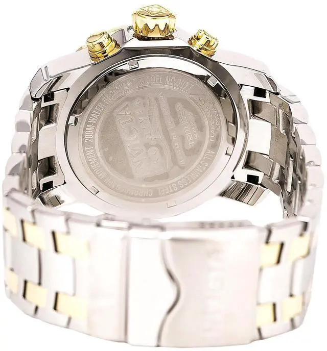 Alt view image 13 of 19 - Invicta  Pro Diver 0077  Stainless Steel Chronograph  Watch