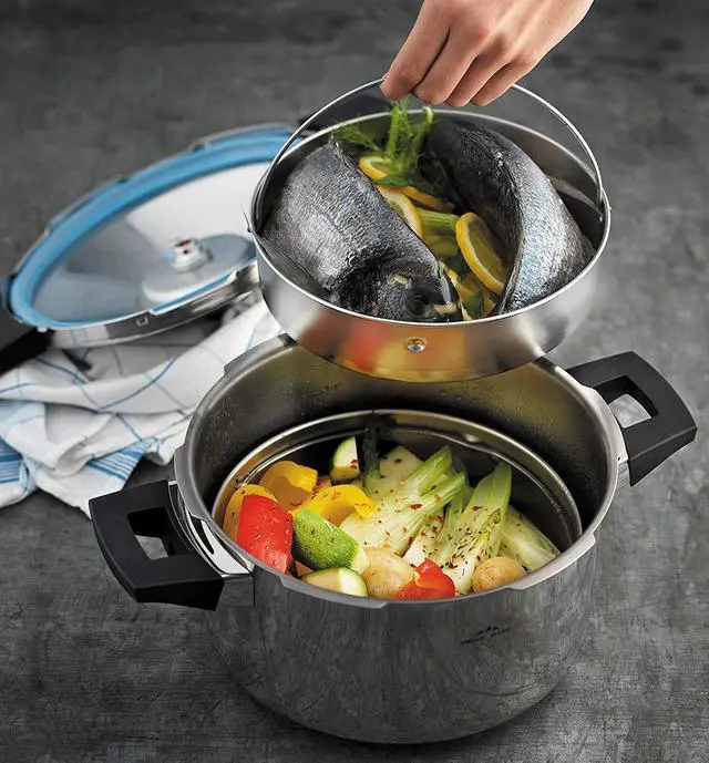 Alt view image 6 of 11 - Kuhn Rikon Duromatic Saucepan 3.5 Qt
