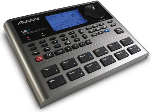 Alt view image 5 of 13 - Alesis SR-18 Professional Drum Machine Drum Machine