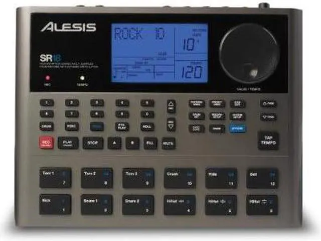 Alt view image 4 of 13 - Alesis SR-18 Professional Drum Machine Drum Machine