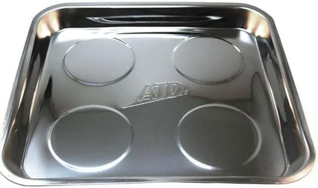 Alt view image 2 of 6 - ATD Tools 8762 Stainless Steel Magnetic Parts Tray Square