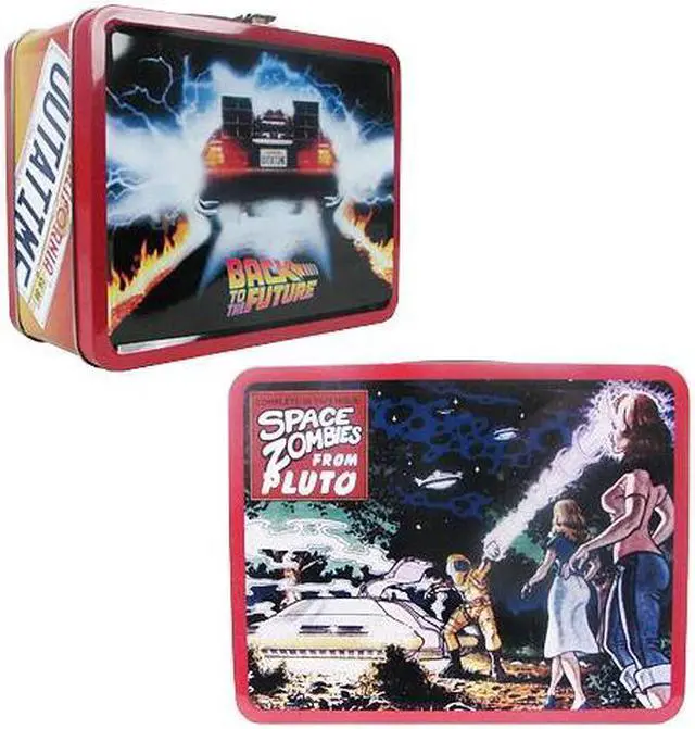 Main image of Back to the Future Outatime Retro Style Tin Tote Lunch Box