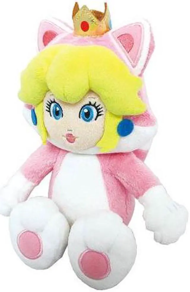 Main image of Super Mario Bros. Cat Princess Peach 10-Inch Plush
