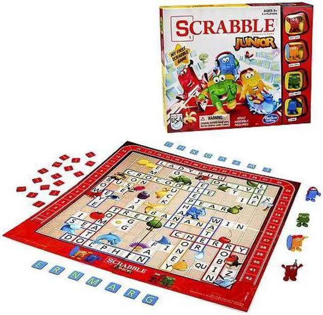 Main image of Scrabble Junior Game, More Games by Hasbro