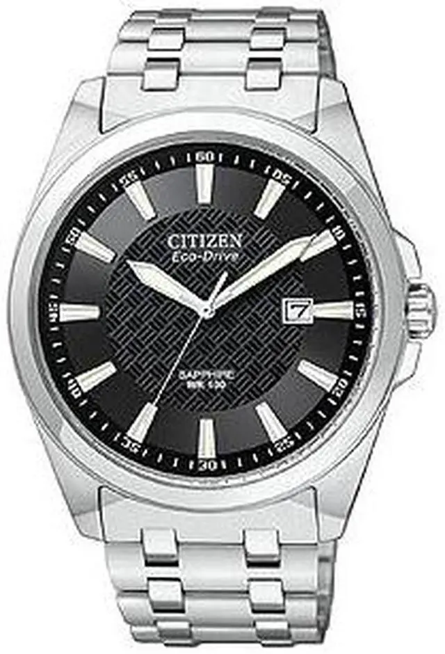 Alt view image 2 of 20 - Citizen Eco-Drive WR100 Sapphire Glass Black Dial Men's watch #BM7100-59E