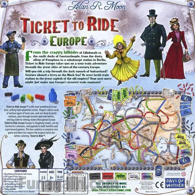 Alt view image 10 of 20 - Ticket to Ride - Europe