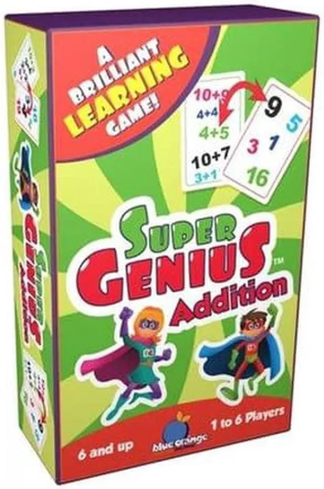 Alt view image 6 of 15 - Super Genius - Addition - Card Game by Blue Orange Games (01301)