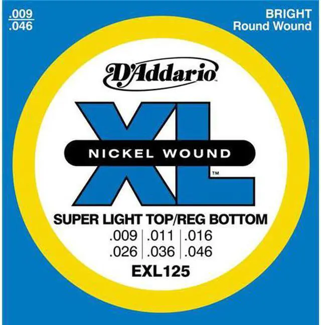 Main image of D'Addario EXL125-3D Electric Guitar Strings 3-Pack