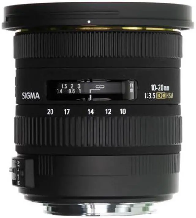 Main image of Sigma 10-20mm f/3.5 EX DC HSM Lens for Nikon F (202306) with FLD Filter, CPL Filter, UV Filter - Close Up Filter Kit and