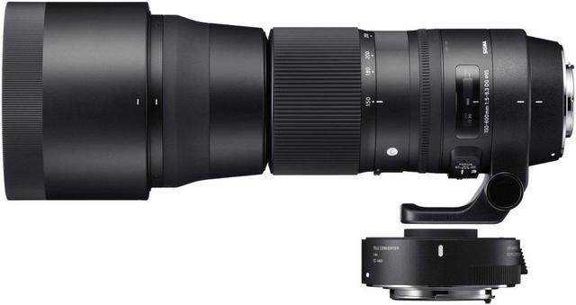Sigma ZB954 150-600mm F5-6.3 DG HSM Contemporary Lens with 1.4X  Tele-Converter Kit for Canon (Black)
