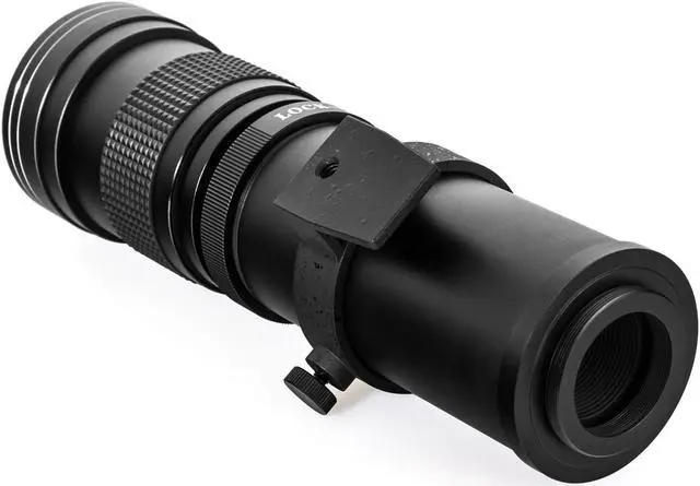 Alt view image 4 of 18 - Opteka 420-1600mm f/8.3 HD Telephoto Zoom Lens for Nikon D5, D4S, DF, D4, D3, D810, D800, D750, D610, D600, D500, D7500, D7200, D7100, D5600, D5500, D5300, D3400, D3300 and D3200 Digital SLR Cameras
