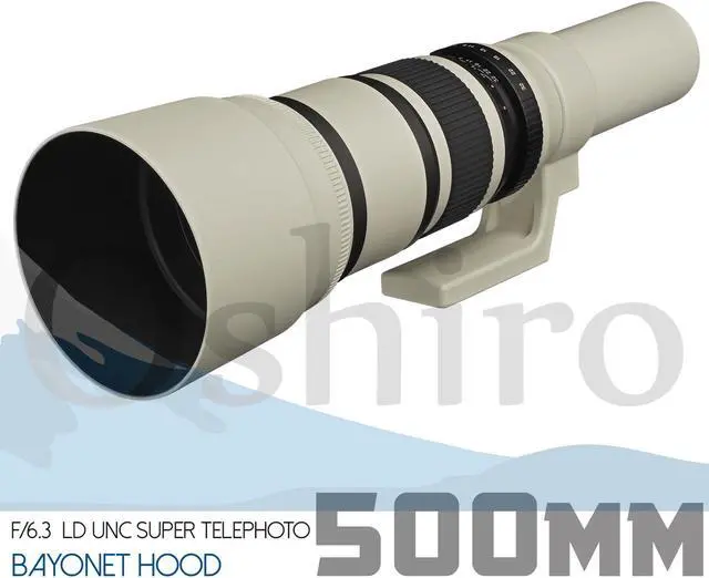 Alt view image 4 of 7 - Oshiro 500mm f/6.3 (with 2X- 1000mm) Manual Telephoto Lens for Canon EF EOS 90D, 80D, 77D, 70D, 60D, 60Da, 1Ds, Mark III II 7D, 6D, 5D, 5DS Rebel T8i, T7i, T7s, T7, T6s, T6i, T6, T5i, T5, SL3, SL2