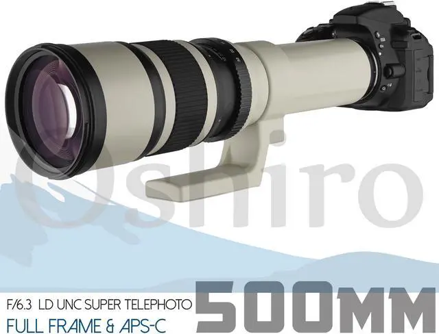Alt view image 5 of 7 - Oshiro 500mm f/6.3 (with 2X- 1000mm) Manual Telephoto Lens for Canon EF EOS 90D, 80D, 77D, 70D, 60D, 60Da, 1Ds, Mark III II 7D, 6D, 5D, 5DS Rebel T8i, T7i, T7s, T7, T6s, T6i, T6, T5i, T5, SL3, SL2