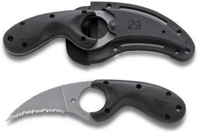 Alt view image 4 of 13 - CRKT 2515 Knives Fixed Knife Matte Finish Zytel Handle Kommer Bear Claw